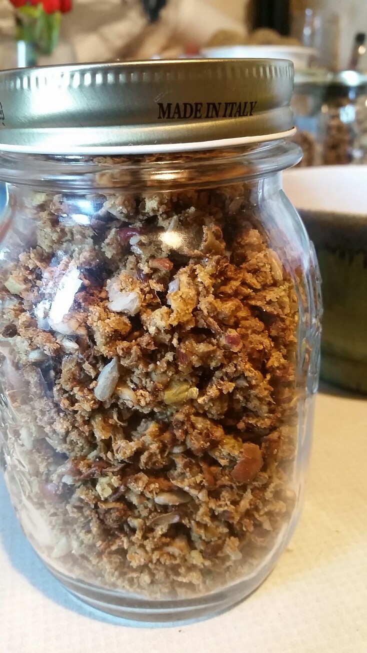 Granola pomme sans gluten, recyclez la pulpe de vos jus !